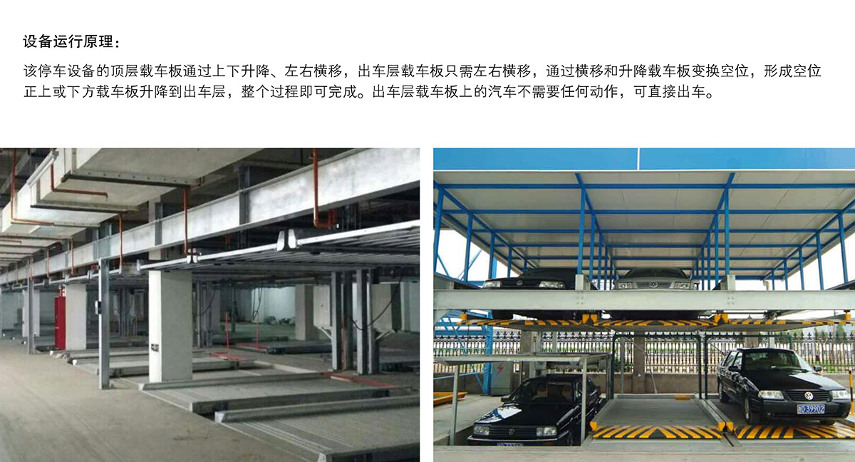 重慶負二正二地坑式PSH4D2四層升降橫移立體停車設備運行原理.jpg